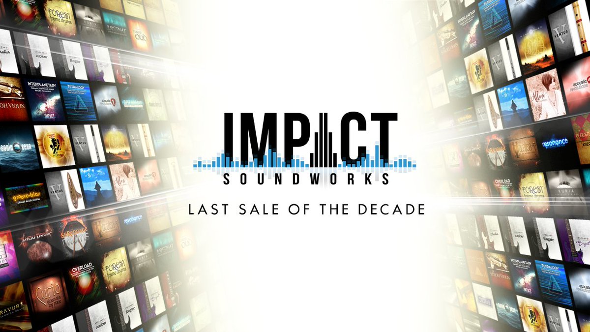 Our final sale of the decade has begun, and it's the biggest one ever. Save up to 70% on nearly every instrument in our catalog. Shreddage, Ventus, Super Audio Cart + much, much more.

impactsoundworks.com/products/