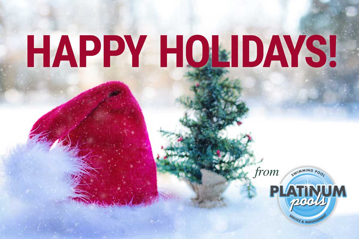 Have a safe and Happy Holidays🎄🎅🎁  from Platinum Pools! - eepurl.com/gM5iML We will be closed December 24th through January 3rd.