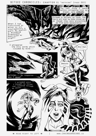 PentagonGamesXP's tweet photo. ChainGuardians are delighted to share the second stage of The Bitsee Naka Chronicles (Chapter One - Part Two). Find the LORE and accompanying comic on our website: https://t.co/ZGp8PUFnLQ #LORE #NFT #Crypto #blockchain #Gaming #anime #comics #BTC #Bitsee https://t.co/vmbHj4NMrk