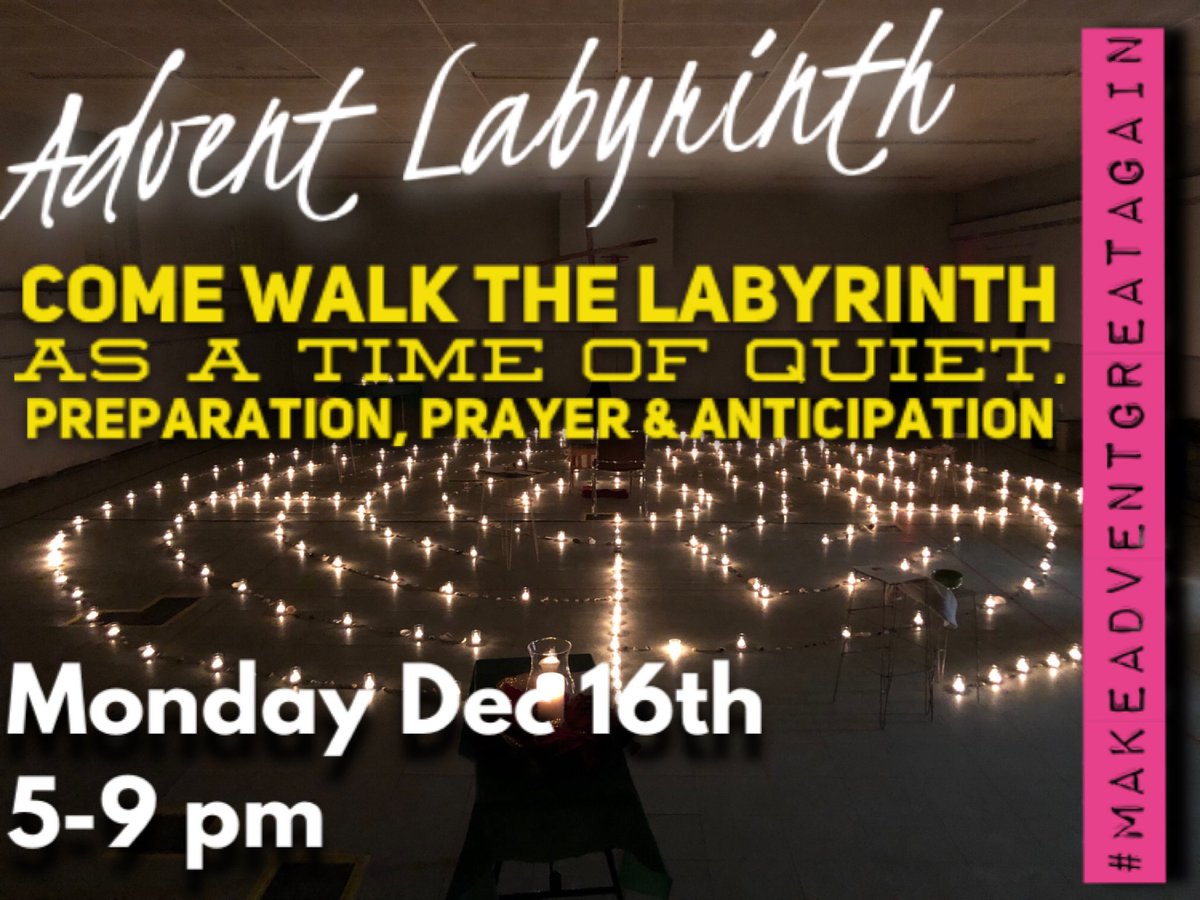 itsjustkevy's tweet photo. Preparations are well underway for the #AdventLabyrinth. Join us at @StAidansLondon this evening between 5-9 pm and take a quiet walk through this 300 candle creation. It takes just 15 chronos minutes but will give your soul immeasurable Kairos time! 
#MakeADVENTGreatAgain https://t.co/lt7KFemm5G