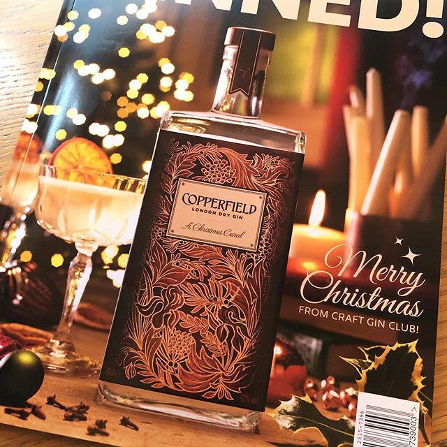 Great to see the new exclusive Copperfield London Dry Gin from @surreycopperdistillery on the front of this months <a href="/craftginclub/">craftginclub</a> magazine #gin #copperfieldlondondrygin #exclusive #festivegin ift.tt/2Pry3lS