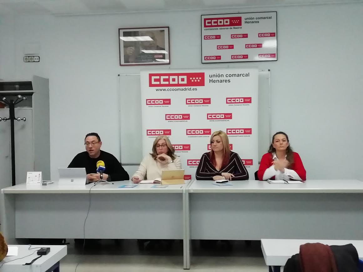 Foto cedida por CCOO Henares Foto cedida por CCOO Henares