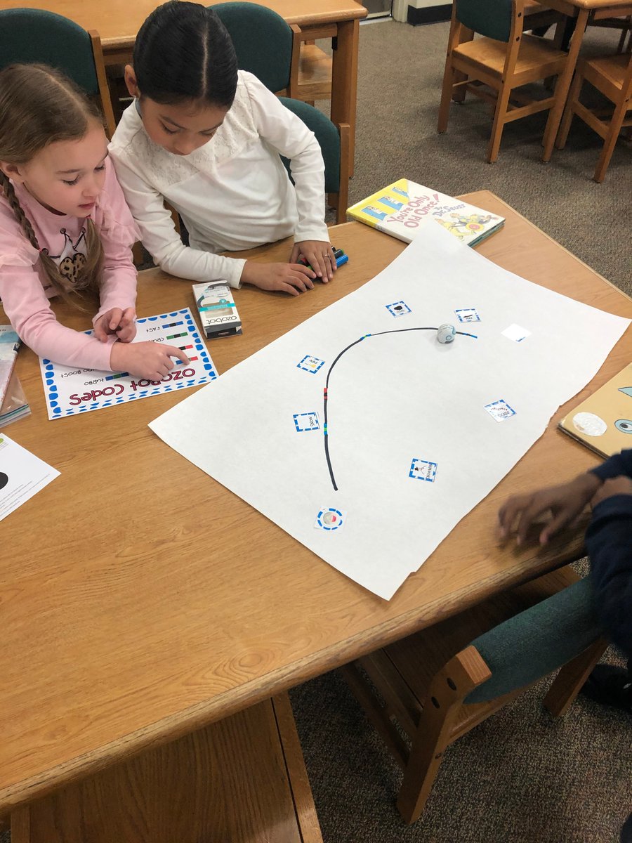 Last week during CS Education Week, our K and 1st grade students learned to code with <a href="/Ozobot/">Ozobot</a> #CSEdWeek #HourofCode <a href="/dentonisdlib/">Denton ISD Libraries</a> <a href="/ALALibrary/">American Library Association</a> #DentonISDdelivers #GameOn