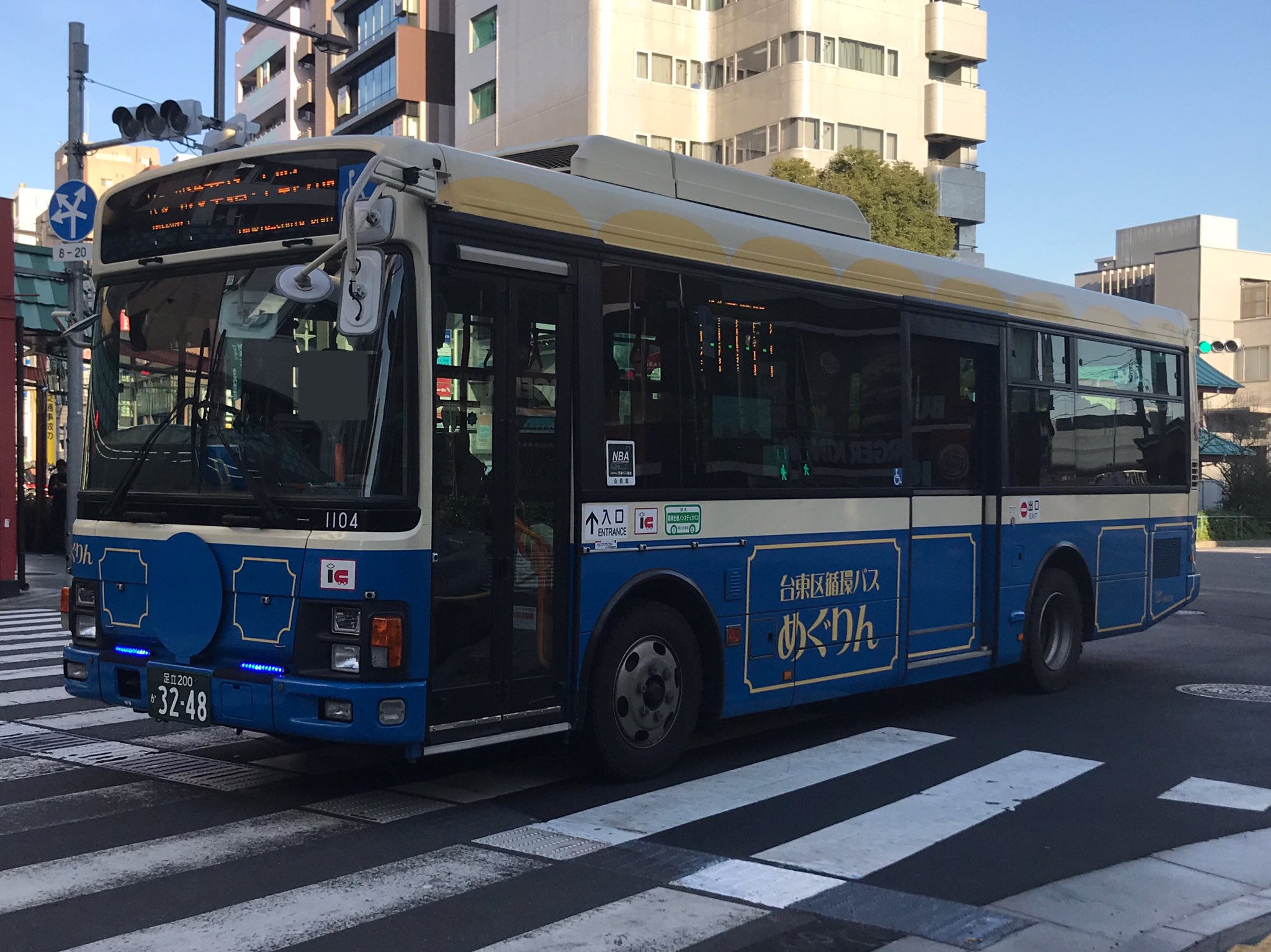ばすにこ バス垢 On Twitter 2019 12 16 東武浅草駅にて 京成バス Sdg Lr290j1 1104 台東区めぐりんバス専用のエルガミオ 撮影時hmは閉じてました