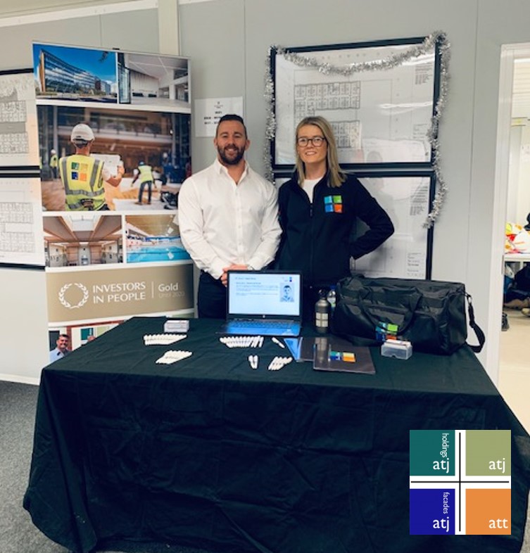 ATJonesandson's tweet photo. AT Jones were delighted to support our friends at Willmott Dixon and @Hantsfutures at Village Hotel Eastleigh with Liam and Tori on hand to discuss opportunities within the construction industry with local job seekers #atjones #employmentopportunities #supportingcommunities https://t.co/SZxOTElLFb