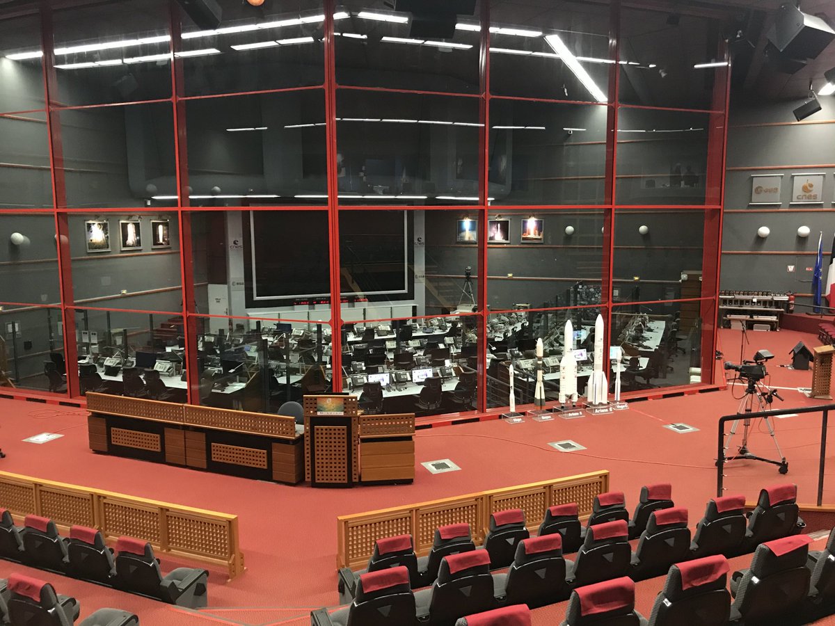 odessib's tweet photo. Centre Spatial Guyanais control room: quietness before excitation for the launch 🚀 of Swiss space telescope 🛰 #Cheops https://t.co/sYQlvxEIJj @esa_cheops #esa_cheops @esa @esascience @esa_fr @esa_sts_daniel @krpoun
@unigenews @unibern @didierqueloz @amarsollier https://t.co/WmmoXrLSQs