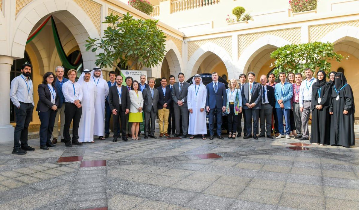 Petroleum_Inst's tweet photo. #KhalifaUniversity, represented by the Research &amp; Innovation Center on CO2 and H2 (RICH Center), organized the first UAE-Japan workshop to in collaboration with the Institute of Energy Economics (IEEJ), Japan and Kyushu University. https://t.co/5s3Ku7UtFz