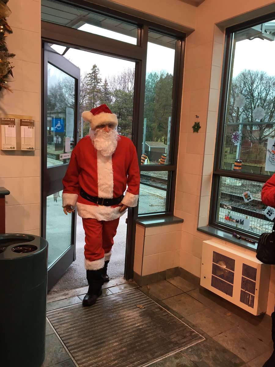#MyAgincourtGO Another Adopt-A-Station Event Dec.14,2019 - Great Fun, Crafts, Window Art- Even Santa visited!