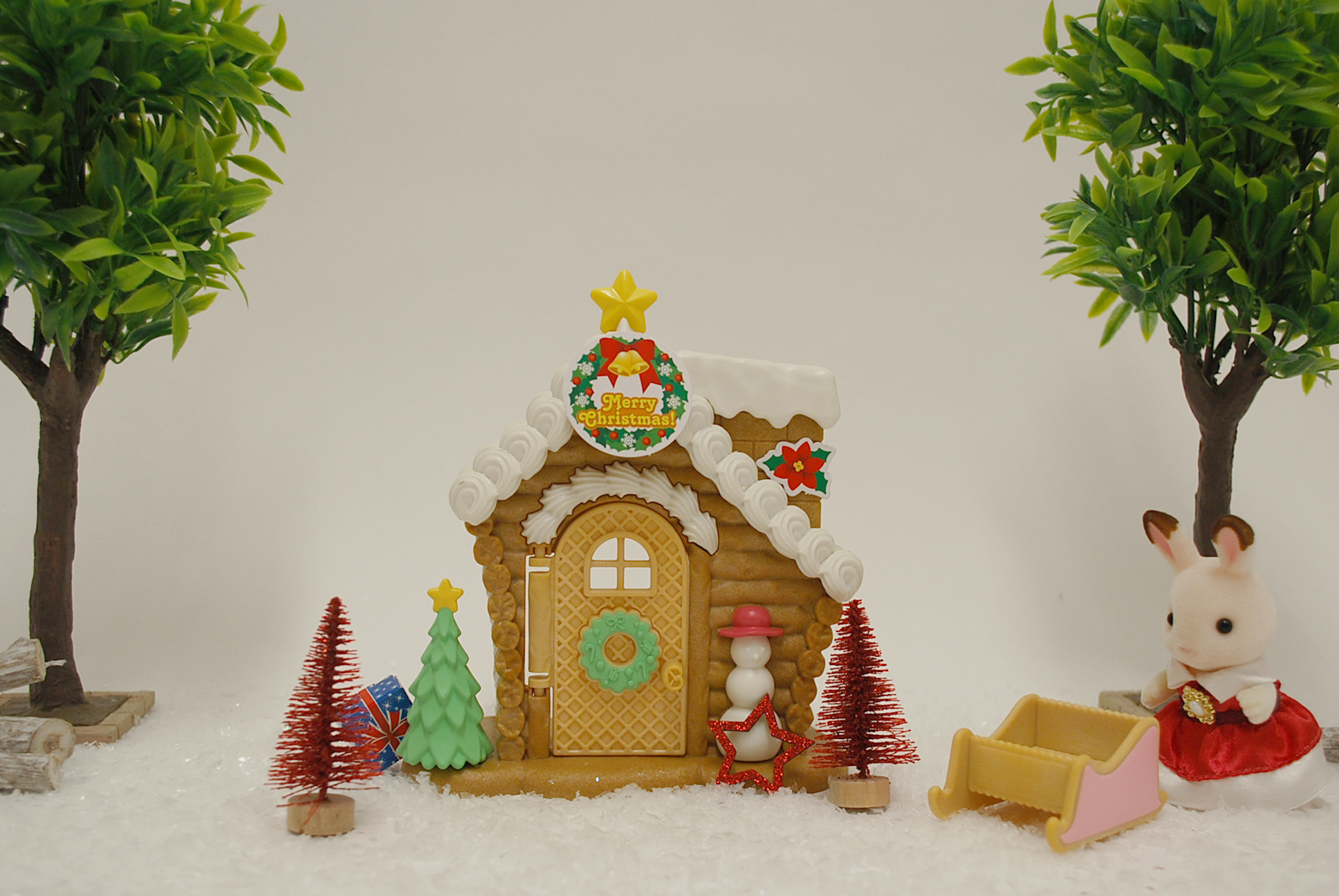 sylvanian families gingerbread house