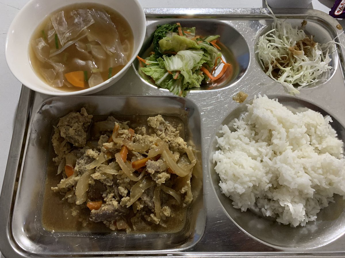 peta_eri's tweet photo. セブ留学2日目

カフェテリアの食事はこんな感じ

栄養バランスも考えられていて普通に美味しい

日本人優遇なのか味はだいぶ和食よりで、他の国の人のことが心配になるくらい

ただお米はやっぱり日本のものが1番だけどね😂

#インフルエンサー留学

【スポンサー】
@estudent_ph @3D_Universal_Ac https://t.co/o6JStdURdt