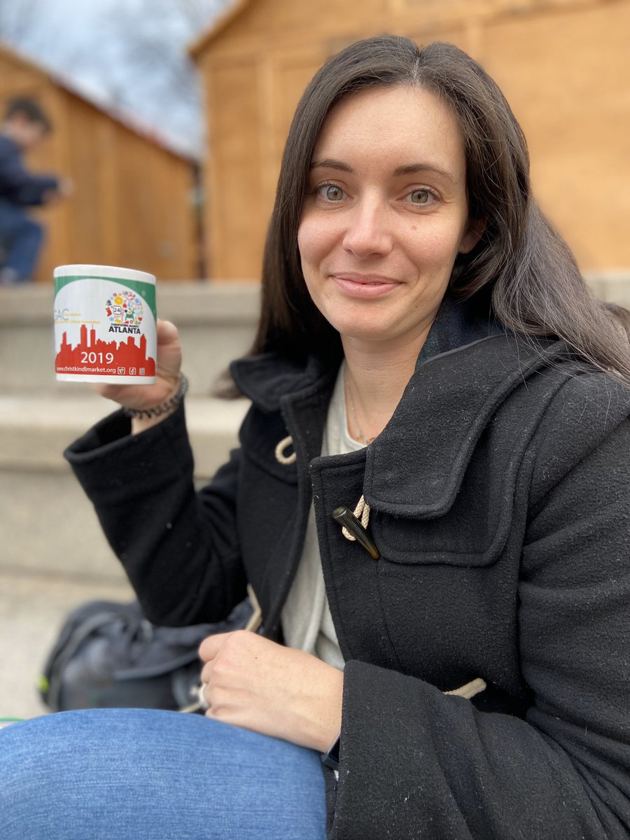 cgmaccountant's tweet photo. @sarahpmeredith enjoying gluhwein at ATL’s very authentic #christkindlCOP https://t.co/VNCDjdoJ7Z