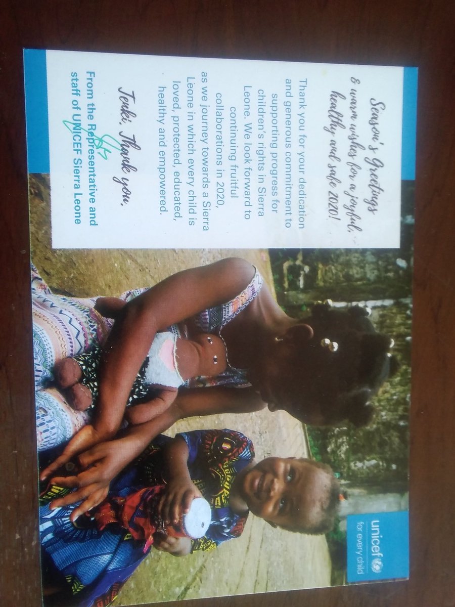 InitiativeModel's tweet image. It's a great thing to be recognized by the Representative and staff of @UNICEFSL for our continuing support towards defending children's rights in Sierra Leone.  

Nothing is too small. We are building the future together. 

Thank you!