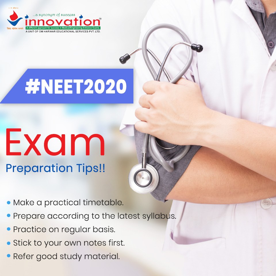 Innovation_jp1's tweet photo. #NEET2020
Hello Students! Hope you are all doing well!
This time we are here to guide you with some tips you should follow while preparing for your NEET Exam.
#InnovationInstitute #Medical #NEET #AIIMS #AIPMT #neetexam #suresuccess #medicalstudents #exams #examtips #Goals https://t.co/PtrWDVpNPQ