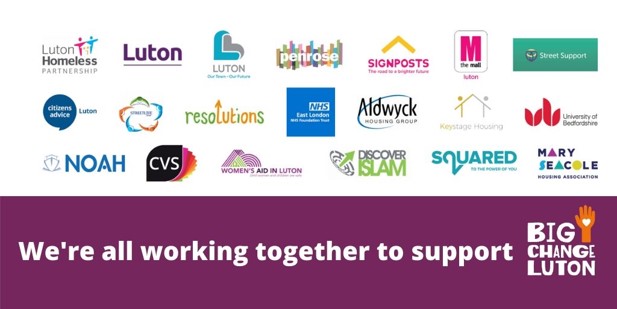 MarySeacoleHA's tweet photo. Big Change Luton will support individuals who are homeless by paying for items they need - a training course, clothes for a job interview, furnishing for a new flat, or travel costs. 
Find out how you can help at https://t.co/K27YY6sIiG
Discover Islam Luton https://t.co/EaTm3EQ2lO