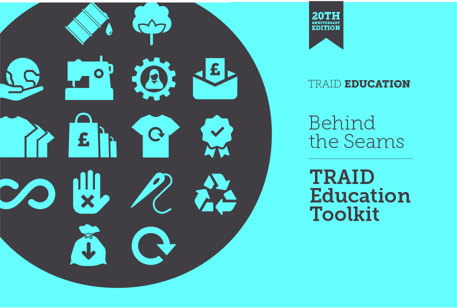 TRAID's tweet photo. Today, TRAID launch a new free toolkit for educators to promote education for sustainability. It explores how we produce, consume and waste clothes to inspire young people to take action to shape a more sustainable society. 🌍👕Download👉🏿https://t.co/ejNY9FZzw8 #traideducation https://t.co/r4kokN0zjE