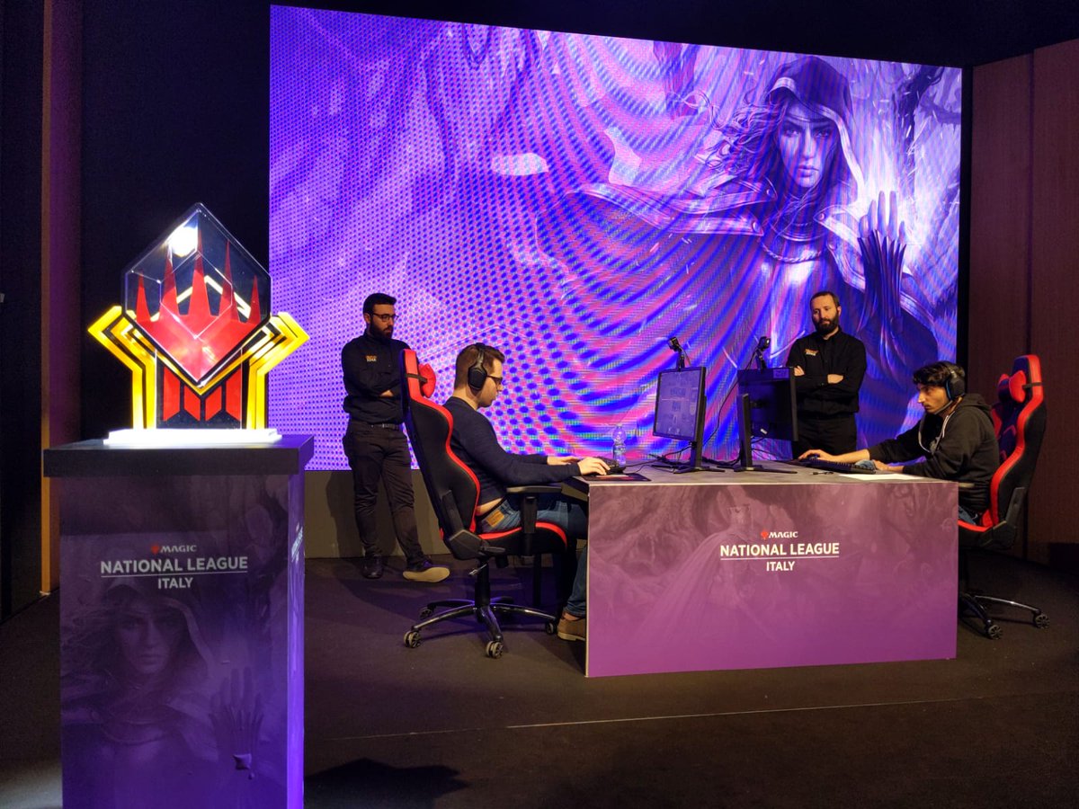 PGEsportsIT's tweet photo. Carta dopo carta, ogni strategia é stata quella giusta.
Ecco il nuovo campione italiano della Magic National League!
Well played, sir!
@WolcatGames @ProFumatoTK
@slimo_0 @wizards_magicIT @MagicEsports #BreakTheField https://t.co/jtVMz8mx0K
