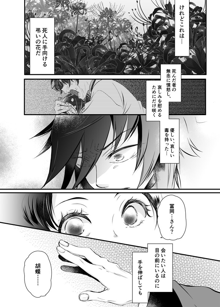 #ぎゆしの  *夢(2/2)

懐かしき君は夢の彼方

--昔のしのぶちゃんを知ってる冨岡さんの独白 