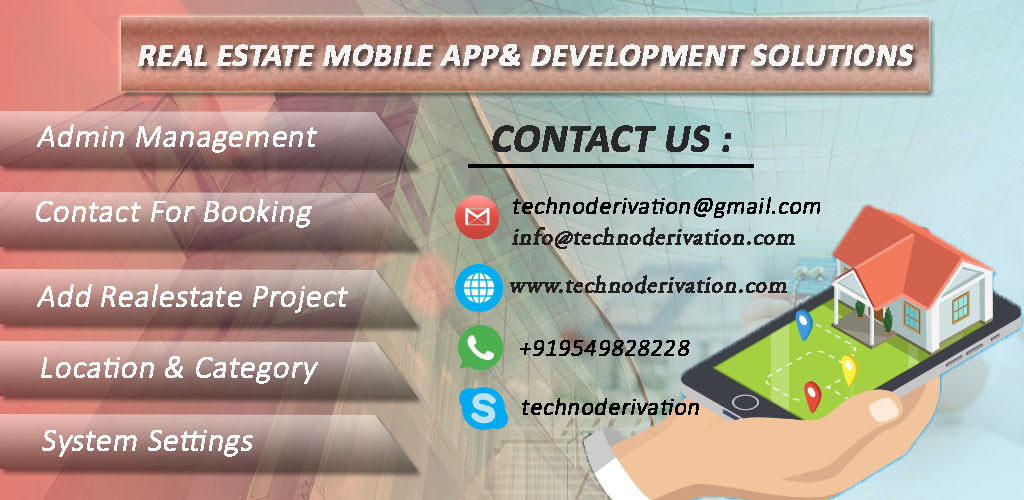 Techno Derivation is an IT Company. We are providing Best Solutions:
#ITCompany #Realestatesolutions #Websolutions #Androidsolutions
For more information please visit our website
Website:technoderivation.com
Email:technoderivation.ankit@gmail.com
Whatsapp:+91-9549828228
Thanks
