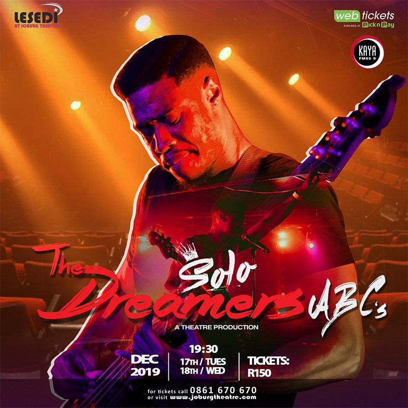 Tomorrow night, it's all happening!! The Dreamers ABC's - A Theatre Production. Get your tickets!! #TheDreamersABCs <a href="/ThisIsSoloSA/">James L. Chase</a> @KayaFMTalk