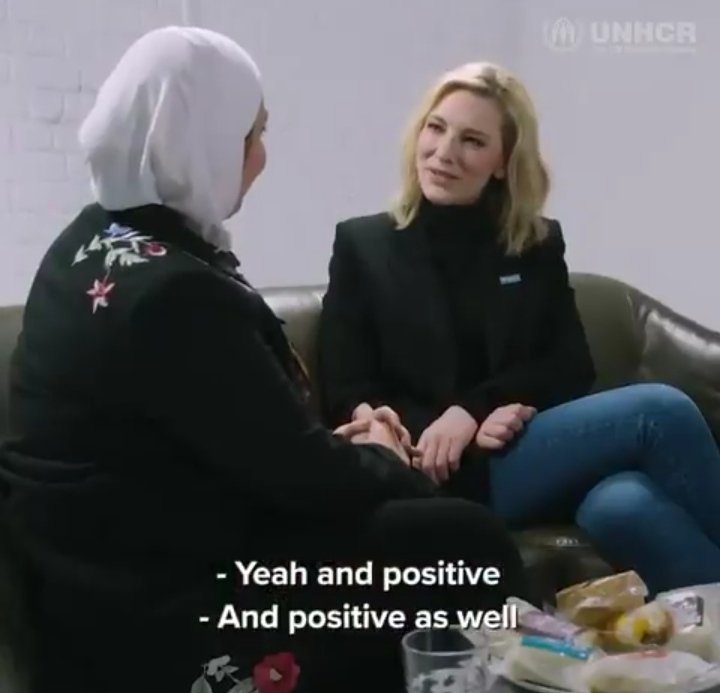 Lovely #CateBlanchett 😍 she always listen to people she is interested in them..must be pleasure to talk to her 
And this outfit 💕
#UNHCR #goodwillambassador