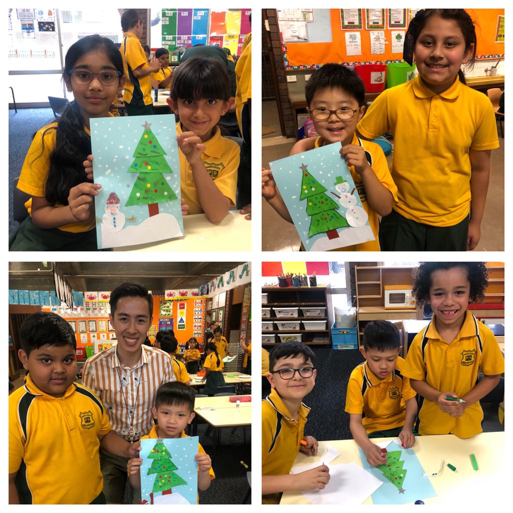 Kindy Blue loved getting in the Christmas spirit making these incredible artworks with the help of their 3K buddies <a href="/MrKevinCen/">Kevin Cen</a> <a href="/HarcourtPS/">Harcourt PS</a>.