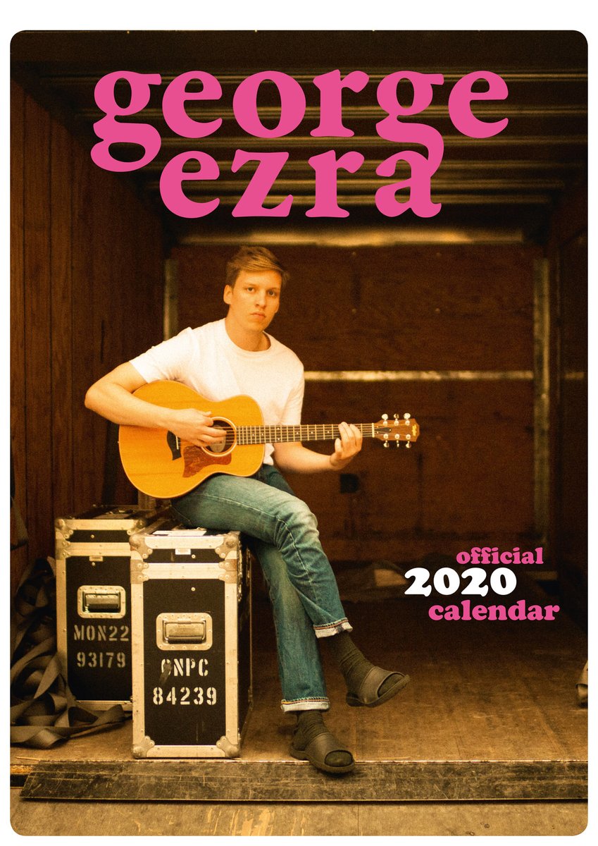 GrangeOfficial's tweet photo. Official George Ezra Calendar 2020 https://t.co/SmNtygBAi3 https://t.co/DFFGTtApFo