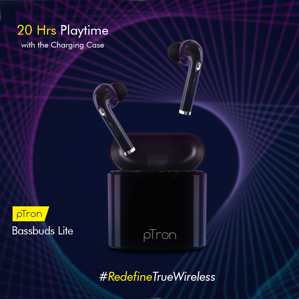 PtronGlobal's tweet photo. Enjoy More, Pay Less! #pTronBassBudsLite with 20 hours playtime just at Rs. 899/-
#TrueWireless #RedefineWireless #StayTuned #LaunchingNewTWS #BassbudsLite #pTronBassbudsLite https://t.co/RhyEBedtyL