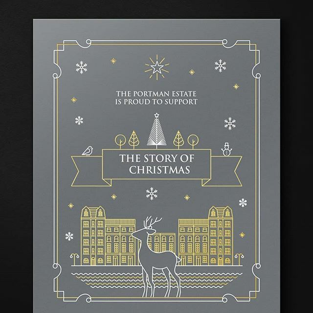 RedcowCreative's tweet photo. Our Illustration for the Portman Estate in 2017 for their Christmas promotions. An elegant line drawn composition in the brand colours highlighting both festive elements and features of the estate.

#graphicdesign #design #illustration #christmas #christmasillustration #vect… https://t.co/2vU7CGkXVo