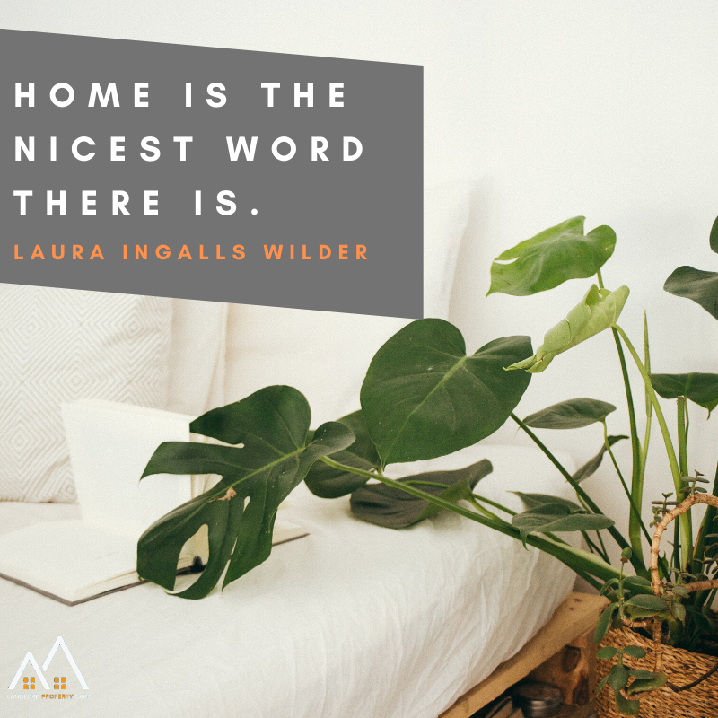 “Home is the nicest word there is.” – Laura Ingalls Wilder 

Who else loves staying indoors in this weather?⛅

#MondayMotivation #Quote #PropertyManagement