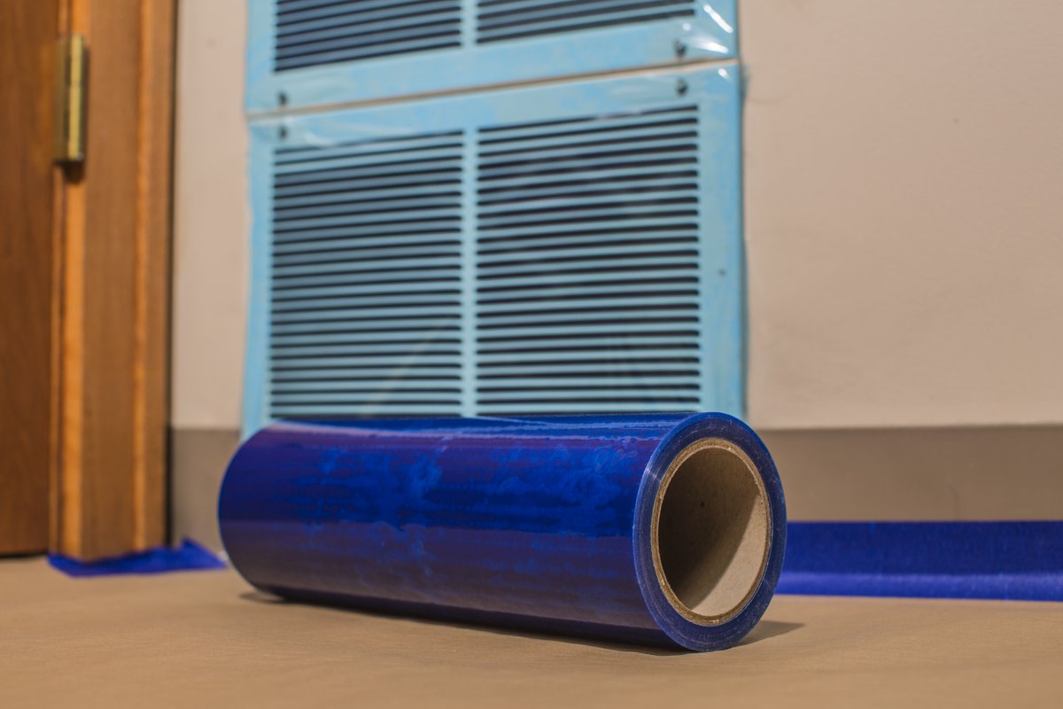 SurfaceShields's tweet photo. Keep debris and dust out of vents during construction or remodeling with Vent Mask. Rolls are perforated for easy application.
https://t.co/SnSOBd4QrD
#construction #contractors #deris #DIY #remodeling #renovation #surfaceshields #TougherThanTheJobsite #vents https://t.co/aY8779WbbY