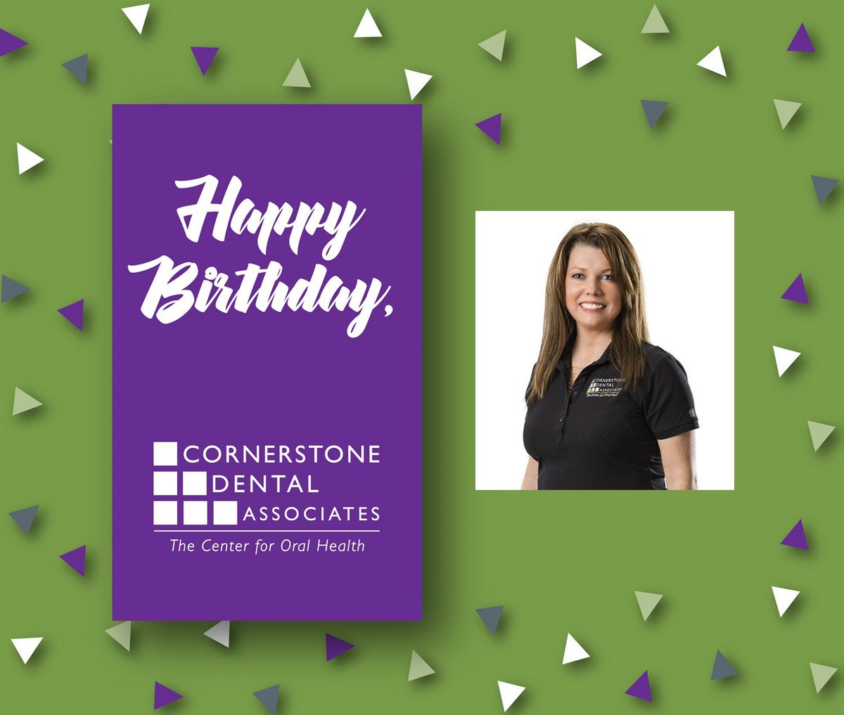 Cornerstone_DDS's tweet photo. Happy Birthday Shanon! We hope you have a great one! #cornerstondental #birthdaysarefun https://t.co/o2kwjdLuyE
