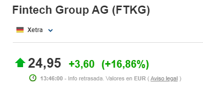 Aswath_Silber's tweet photo. #fintechgroup compra #degiro por 250M 

Subiendo 17% https://t.co/dpvKL4dqnx