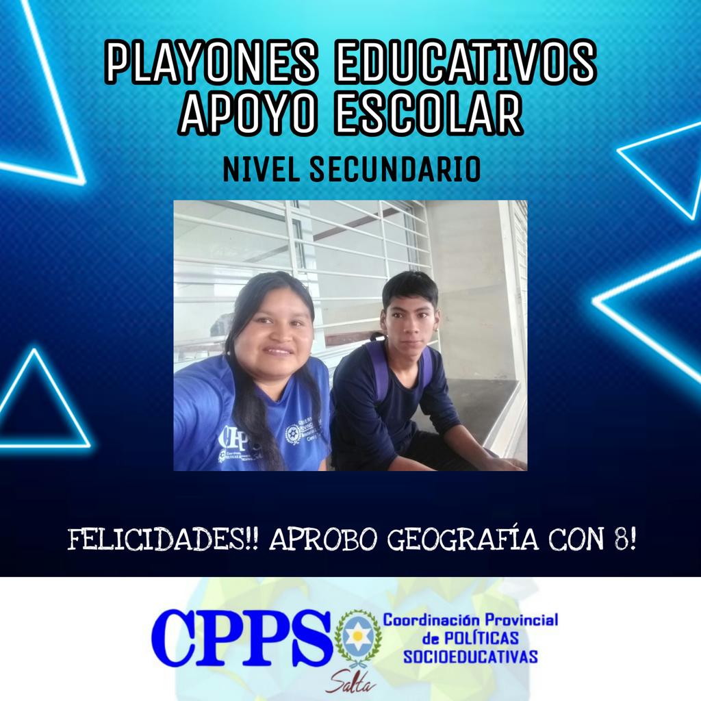 Seguimos acompañando en los exámenes y gracias al apoyo escolar muchos jóvenes aprueban sus materias previas! Estamos agradecidos a los #EducadoresComunitarios que lo hacen posible! <a href="/GustavoSaenzOK/">Gustavo Sáenz</a> <a href="/matiascanepa/">Matías Cánepa</a> <a href="/DipTorres/">Fernanda Dip Torres</a> <a href="/romyalancay/">Romina Alancay</a> <a href="/SaltaEduca2030/">Salta Educa 2030</a> <a href="/artydance23/">Gilda Rodríguez</a> <a href="/FanjulGabriel/">Gabriel Fanjul A.</a>