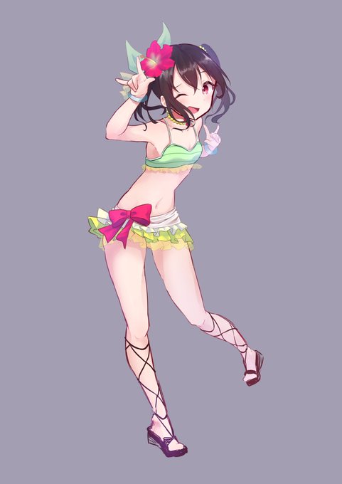 冬コミイラスト本に入れるにこ 