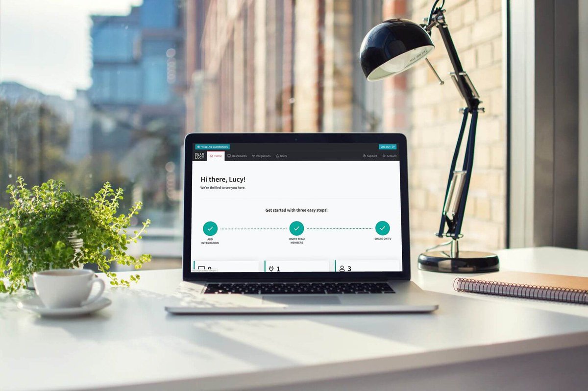 Image of the new Dear Lucy dashboard settings
