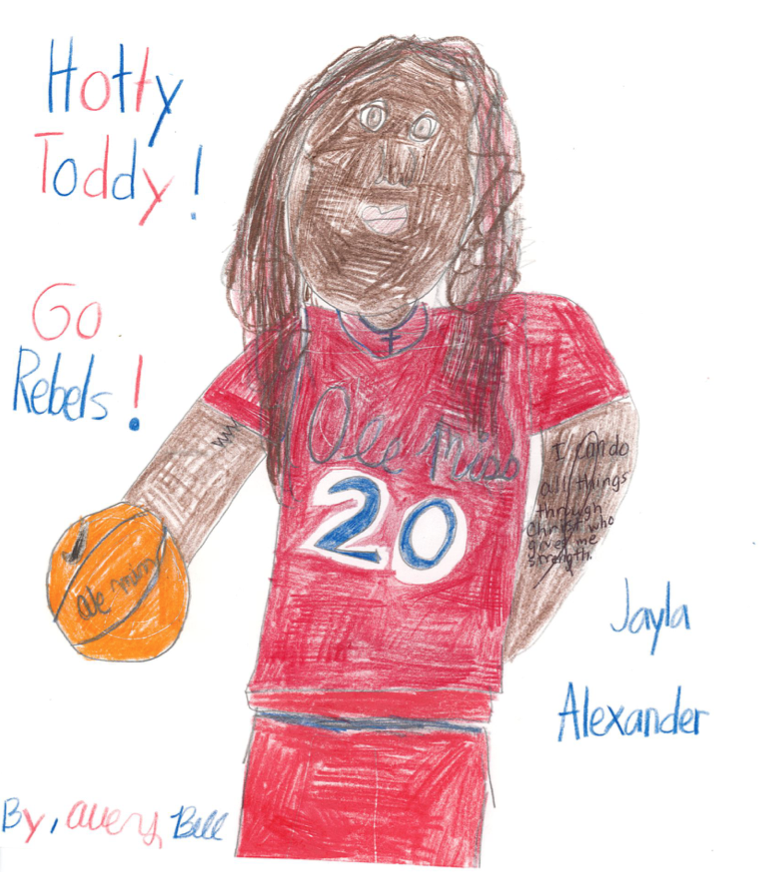 OleMissWBB's tweet photo. We've got a treat for you this Kids Day: we asked our friends at Batson Children's Hospital in Jackson to draw our team!

Thread ⬇️

#HottyToddy | #NoCeilings https://t.co/jvWDbYtDJO