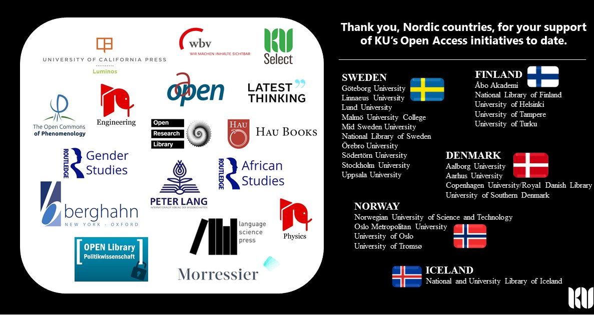 KUnlatched's tweet image. #knowledgeunlatched #openaccess #workingtogether