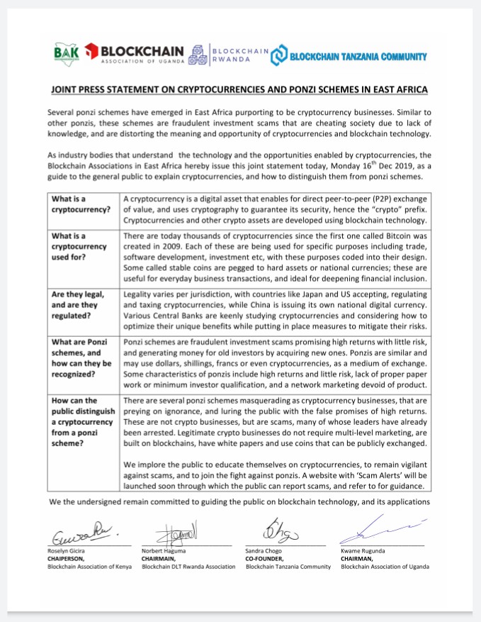 Rwanda Blockchain Association tweet media