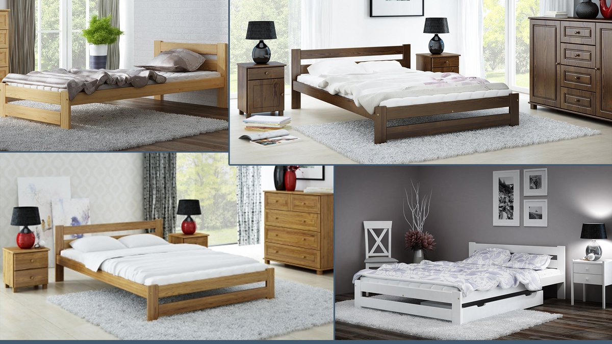 🎨 There's a lot of colours to choose from: pine, walnut, oak or white. Which one would you choose for your bedroom❓ 

✔ Check more furniture for your bedroom: ebay.co.uk/str/ecowoodfur…

#bedroom #furniture #doublebed #pinewood #solidwood