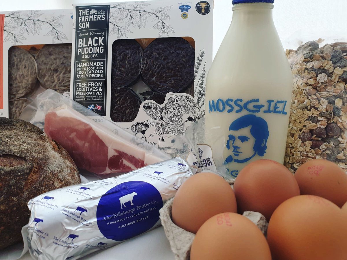 Introducing ‘The Fifer’ breakfast bundle full of all the best local produce! Delivery &amp; pick up available! Order now ⭐️ artisanlarderscotland.co.uk