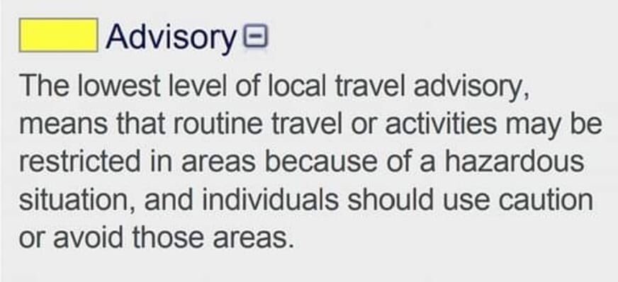 As of 830a 12/16 Clinton Co EMA advised we are at the “Advisory" level until further notice. Routine travel could be restricted &amp; drivers should use caution or avoid those areas. Any areas restricted will be shared. Additional snowfall is expected later today. #snow19
