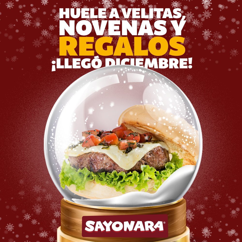 mmm… Novenas! No te preocupes, pide tu domi a través de sayonara.co

#Novenas #sayonara #FelizLunes #comidadeliciosa #app 
#Diciembre2019 #burguers #domicilio #navidadensayo