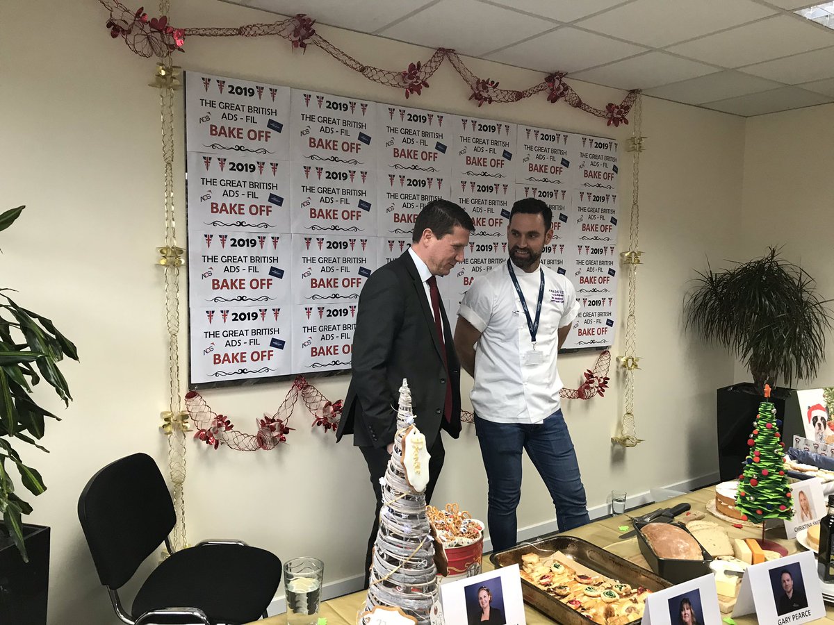 Today we’re raising money for local charity <a href="/stepbystep1989/">Step by Step</a> by having our very own “Great Christmas Bake Off”. What a spread! 🎂🎅
