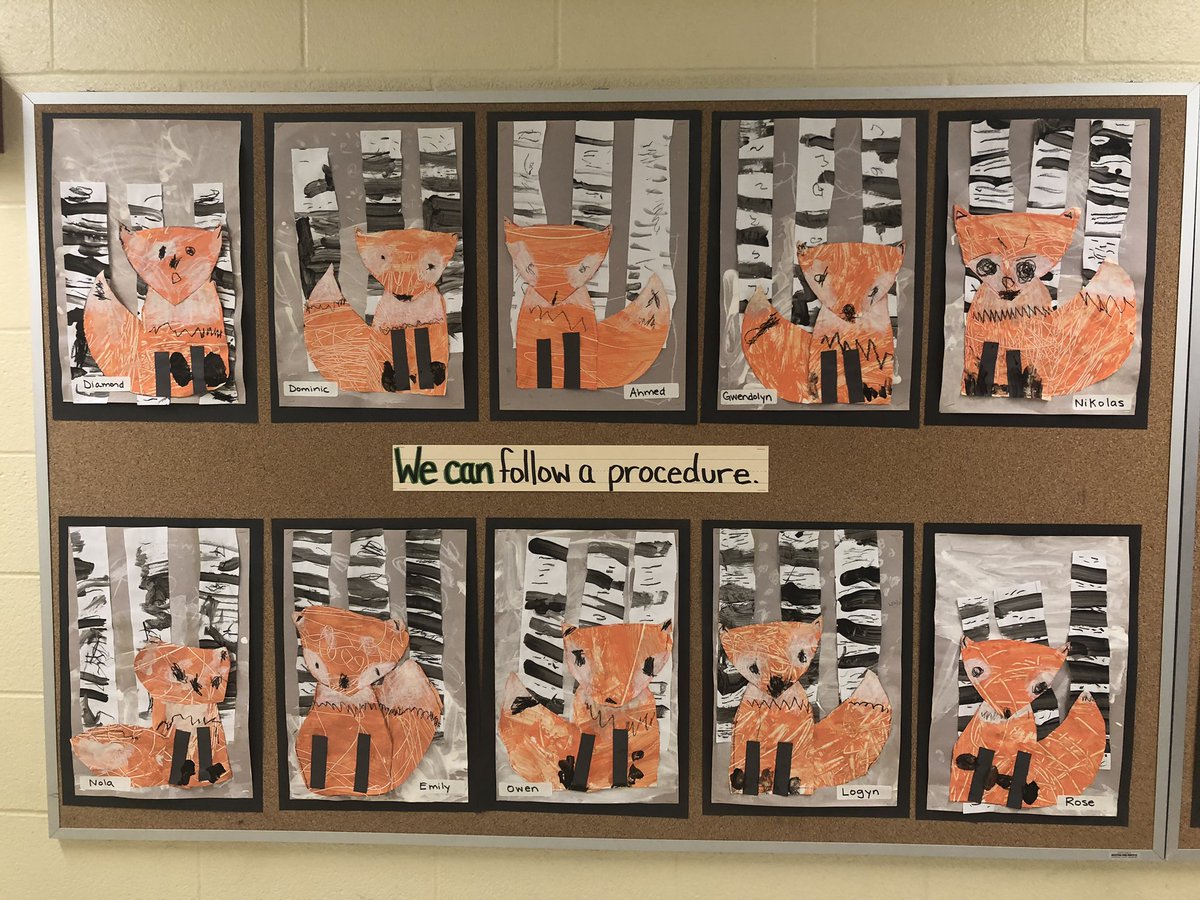 So proud of our Kindergartens and their beautiful fox art! They worked very hard and followed tricky steps in our procedure. Success! <a href="/Wolves_927/">nicholaswilson@tvdsb</a> <a href="/MGigantetvdsb/">Marie</a> <a href="/TVDSB/">Thames Valley DSB</a>