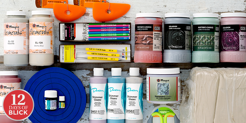 Blick Art Materials on Twitter "🎁 12 Days of BLICK Day 5 Ceramics! Visit https//t.co