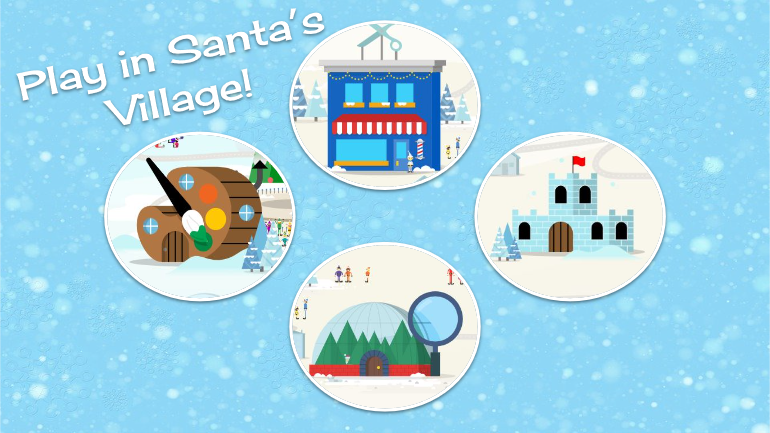 FMESMusic's tweet photo. Day 7:  In Mrs. Walker's technology class, first graders get to go play in Santa's Virtual Village!  What a *cool* way to use technology while sparking creative minds! #FMSD12Days @fmestechrocks https://t.co/kfXhQmZ98M
