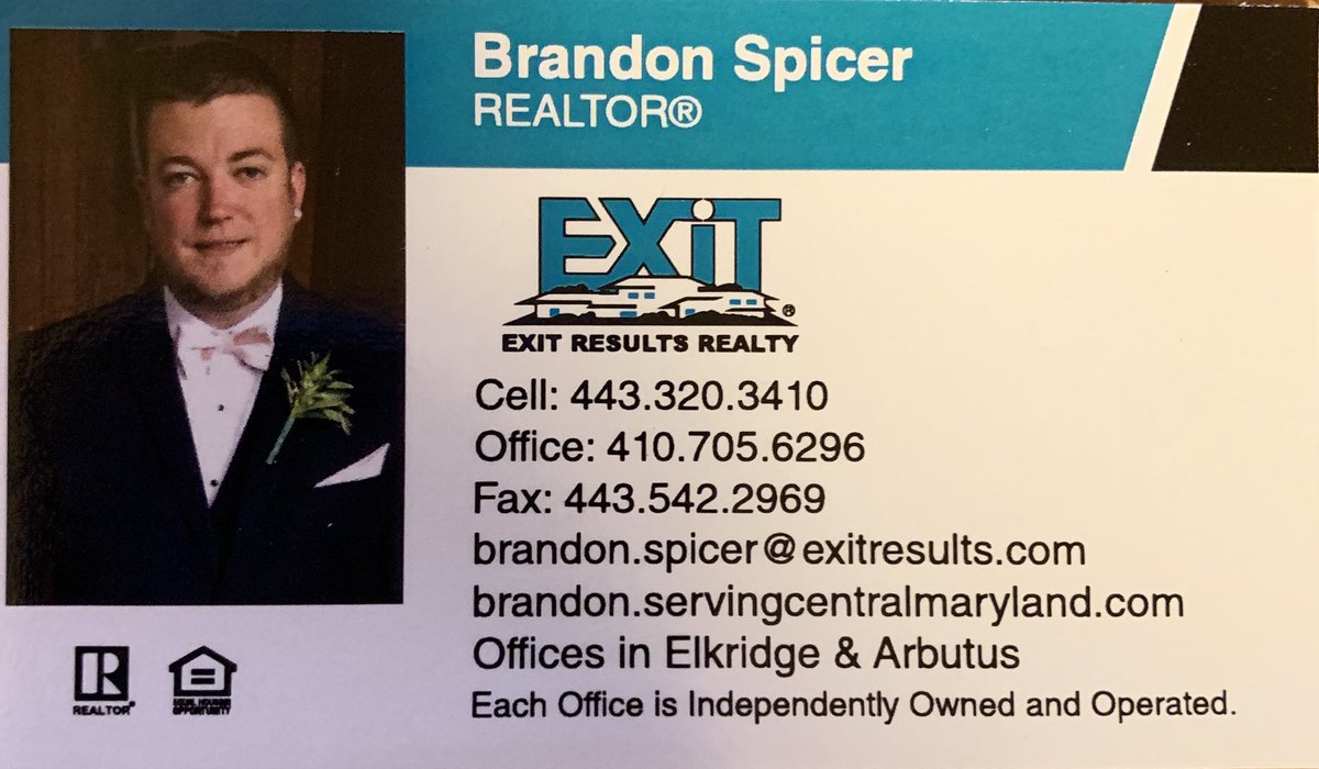 Brandon.servingcentralmaryland.com #marylandrealtors #mdrealestate