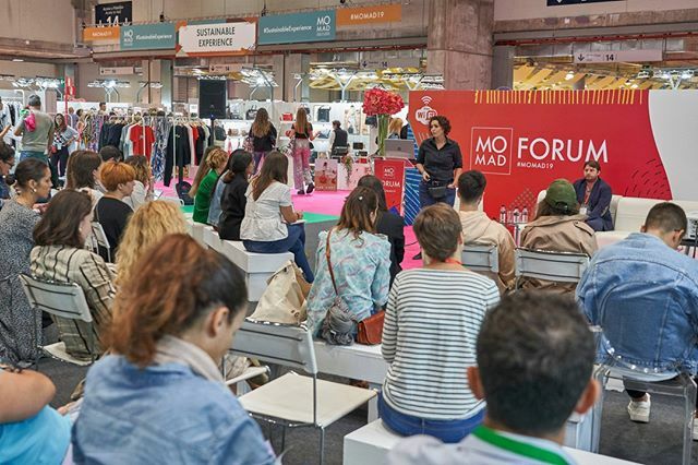 MOMADMadrid's tweet photo. #MOMADForum es uno de los puntos de referencia en #MOMAD para los profesionales del #SectorTextil ·
·
#MOMAD20 #ForoMOMAD #sectorretail #moda #sectormoda https://t.co/yHDOC5f5aS https://t.co/sTtduTNBRG