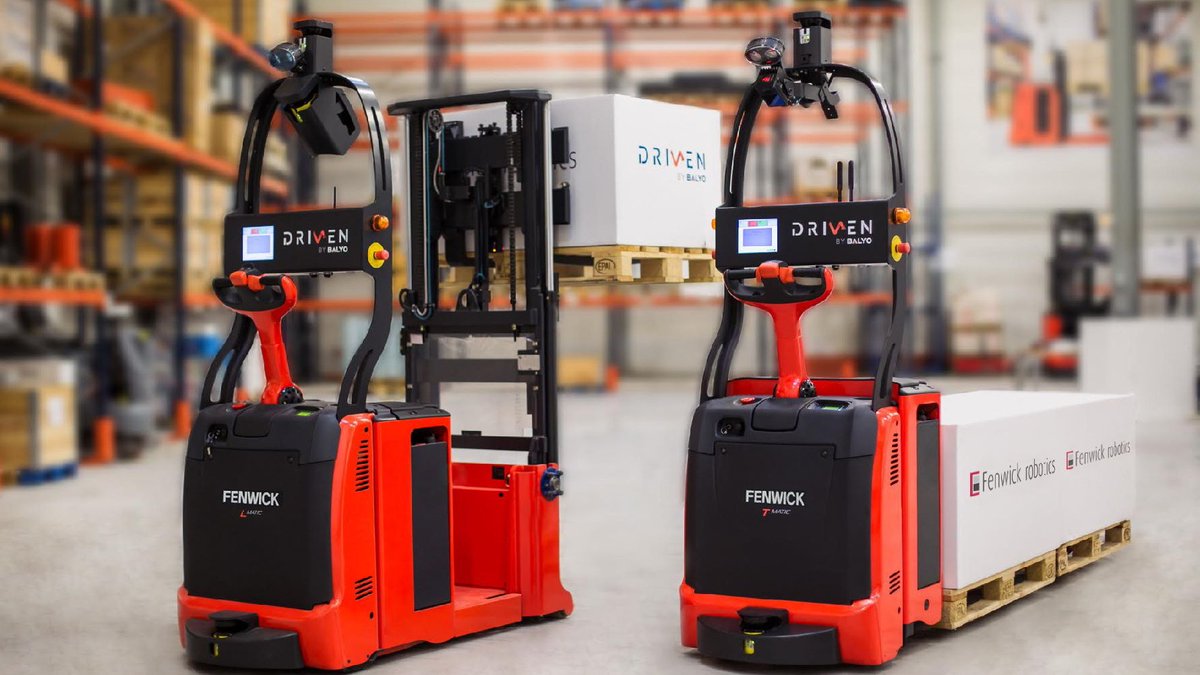 zoneindustrie's tweet photo. #Gerbeur #automatisé L-MATIC de Fenwick-Linde. Il est capable de gérer des opérations de #manutention en toute autonomie, de manière fiable et précise 7j/7 et 24 h/24 https://t.co/MxzNmmUQvv #fenwick https://t.co/tuzJRt7ACq
