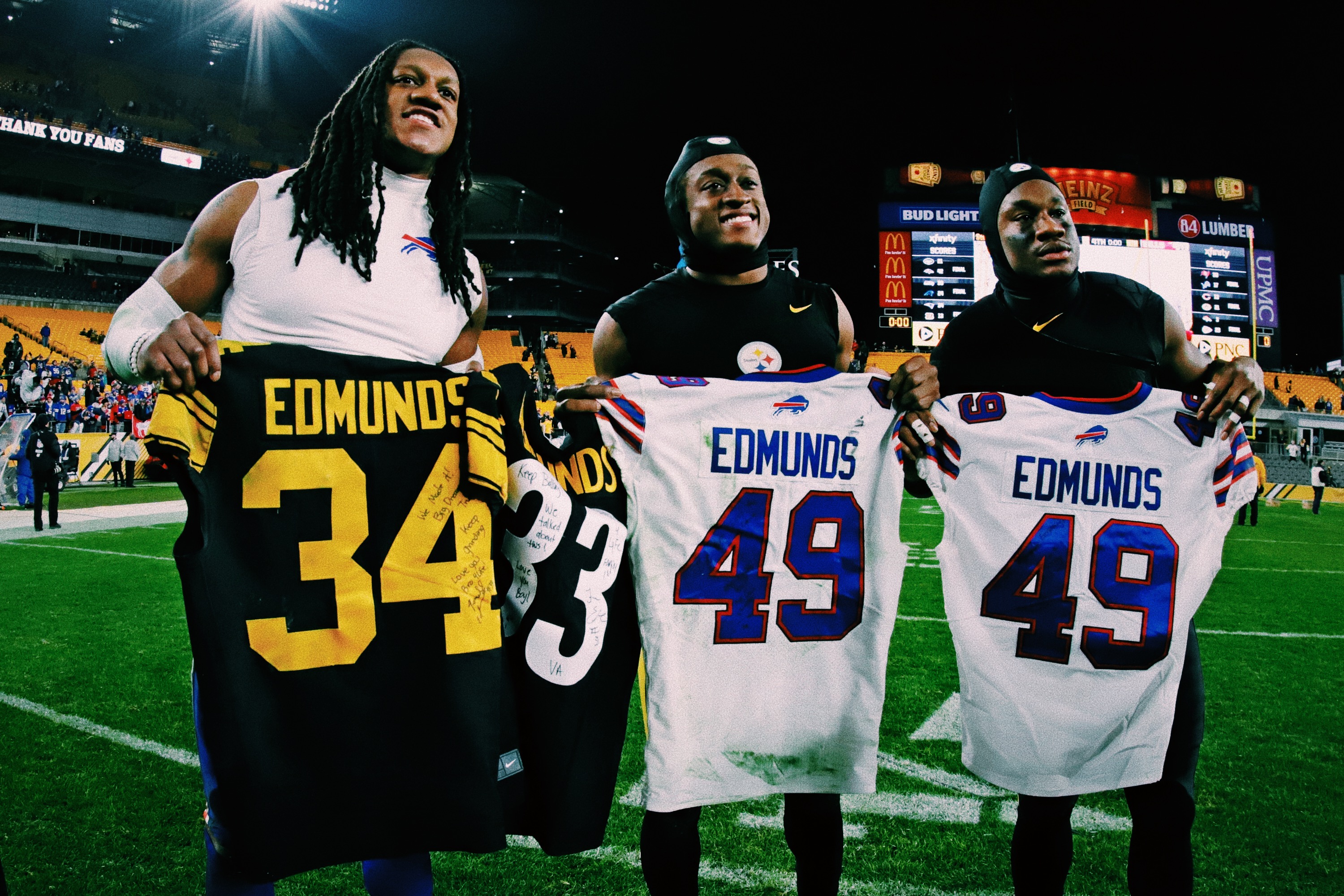 B/R Gridiron on X: One of the greatest jersey swaps of all time. Three  brothers.  / X